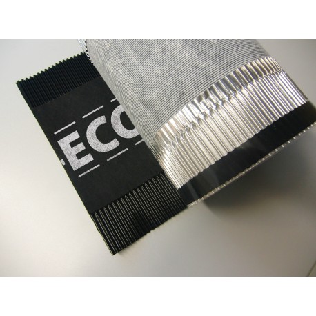Closoir de ventilation souple DELTA-ECO ROLL 380 mm noir 5 m