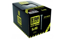 Vis bois et agglomérés - 6x40 - TX - boite de 250 STARBLOCK