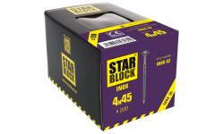Vis Inox A2 - 4x45 - boîte de 200 STARBLOCK