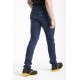 Jeans de travail coupe droite ajustée denim stretch WORK0 stone brossé T.48