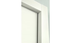 Kit intégral 2en1 en finition pré peint blanc 1000 x 2030mm cloison 95mm plaque de plâtre (simple)