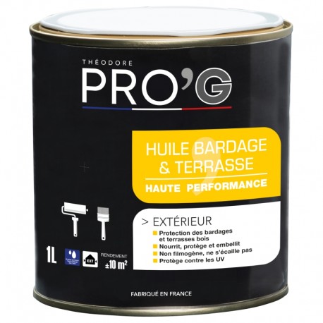 Huile bardage & terrasse - 4 teintes - 1L