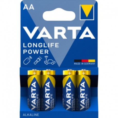 Piles Alcalines LONGLIFE POWER LR6/AA - VARTA