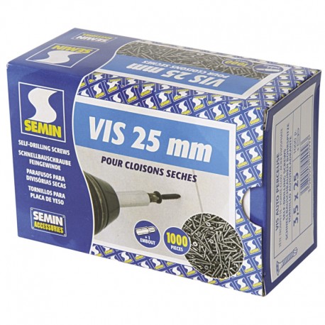 VIS 25 MM X 3.5 MM TTPC BOITE 1 000 P