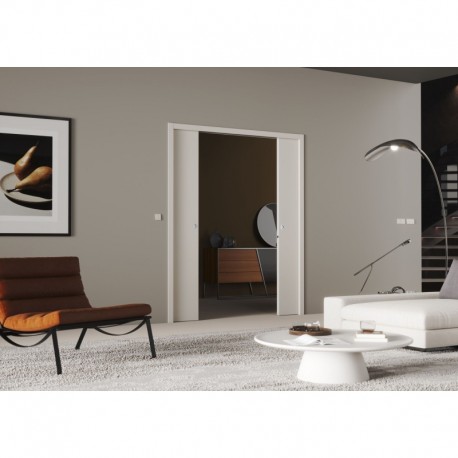 Kit Xpress Double prépeint blanc 2000x2030/90-95-100