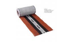 METALROLL 32/38 cm - Closoir souple pour faîtage et arêtier (Rlx de 5 m) rouge