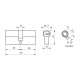 CYL PROF 5G 30X30MM NICK - 5 CLES REV