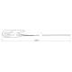 SANGLE A CLIQUET 25MM X 5,00M
