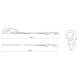 SET DE 2 SANGLES A CLIQUET 27MM X 5.00M CROCHET S